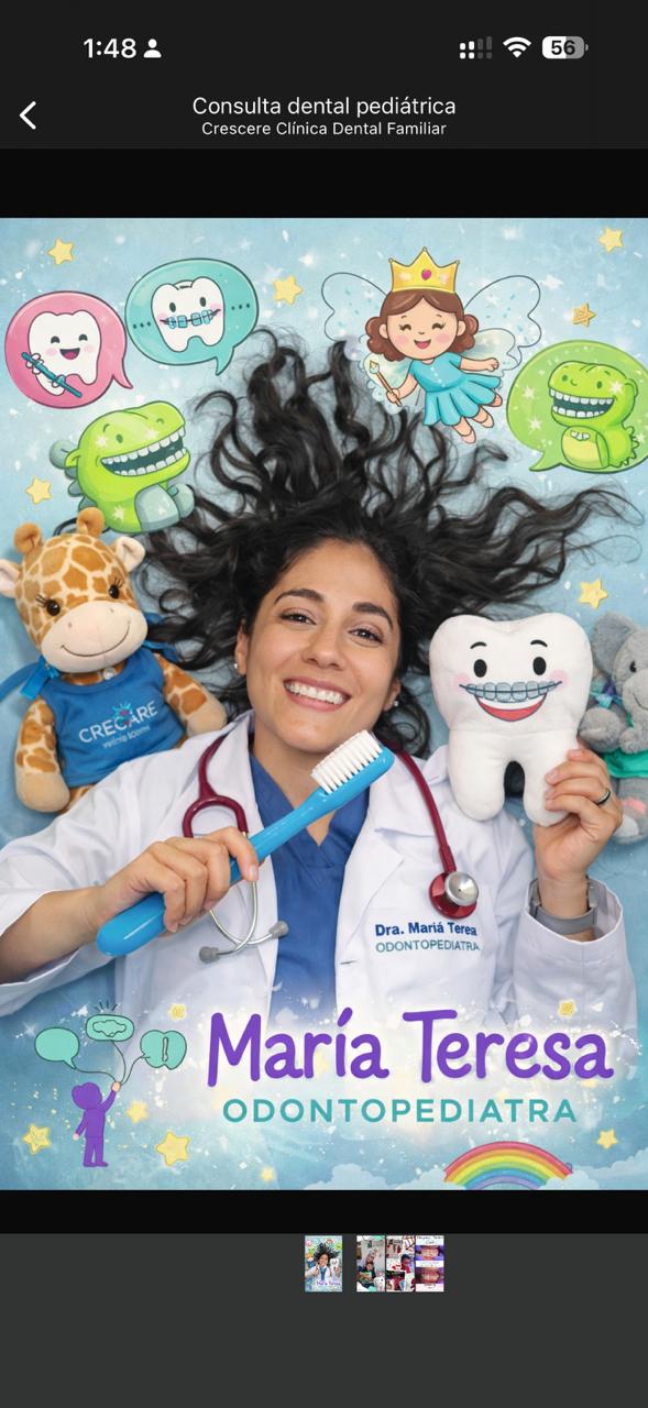 Dra. María Teresa — Odontopediatra Crescere Querétaro